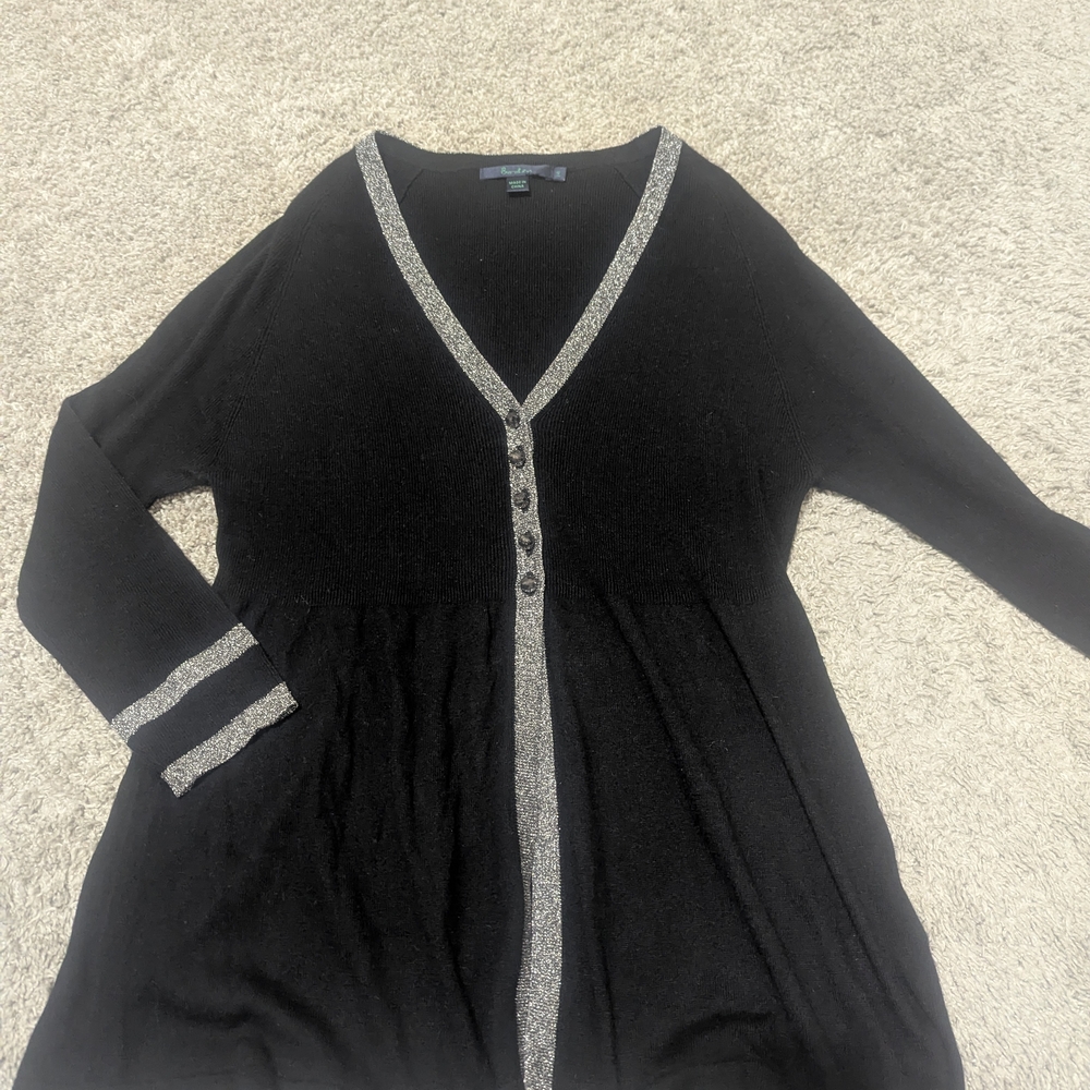Boden Black and Silver Cardigan